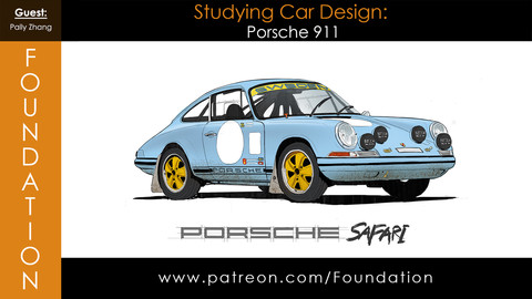 Foundation Art Group - Studying Car Design: Porsche 911 with Pally Zhang