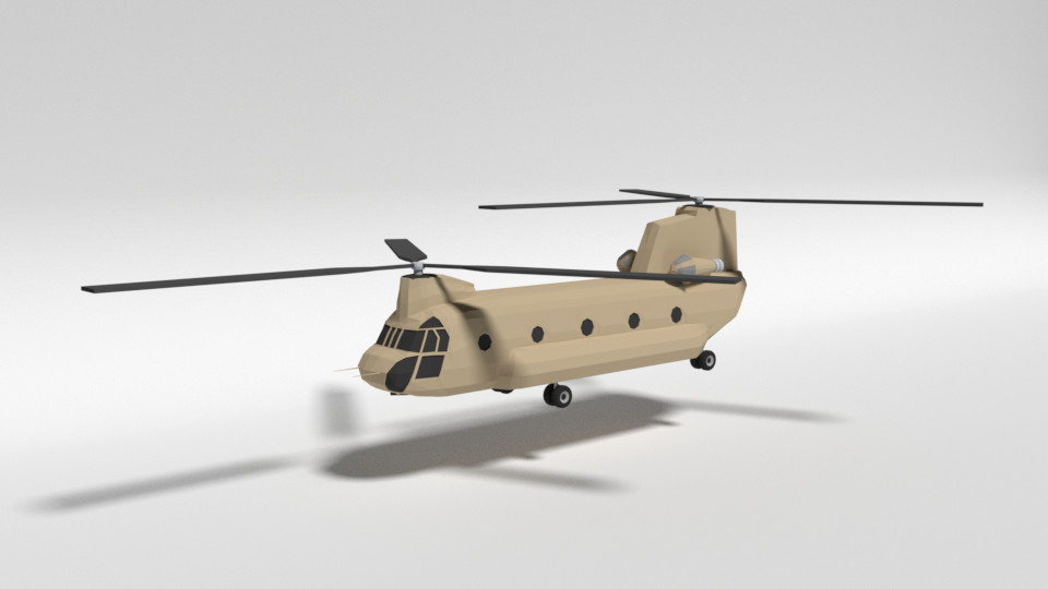 chinook model helicopter