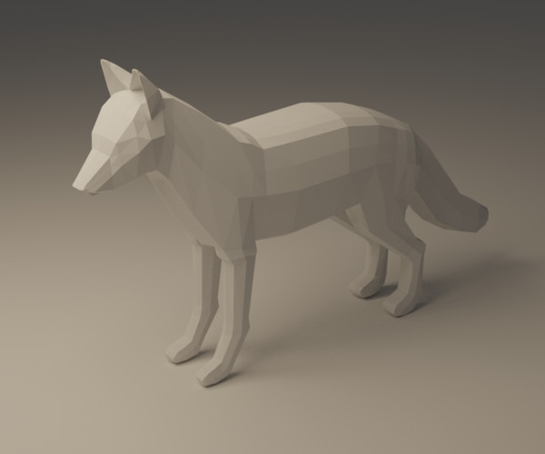 ArtStation - Low poly fox | Resources