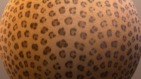 Leopard Substance Material and Maps