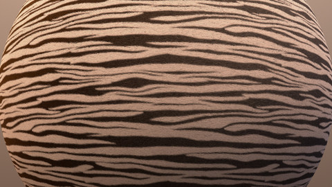 Zebra Substance Material and Maps