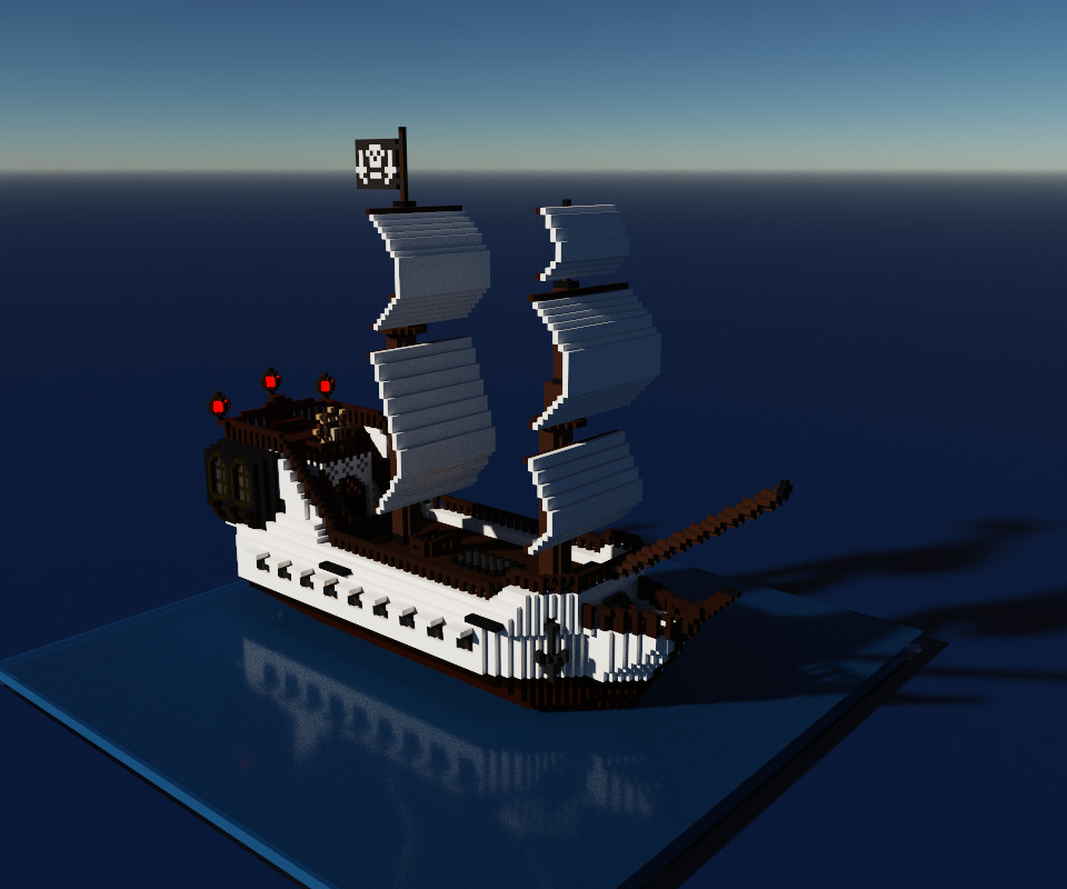 ArtStation - Voxel Pirate Ship | Game Assets