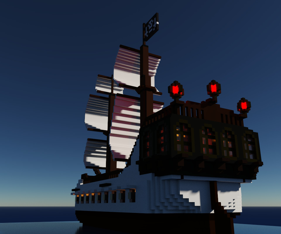 ArtStation - Voxel Pirate Ship | Game Assets