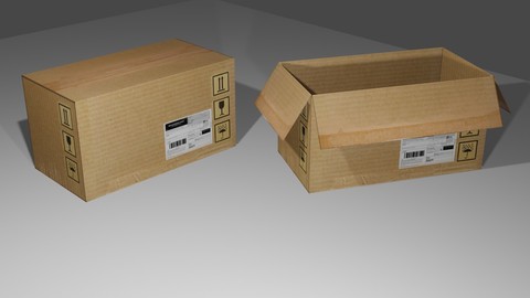 Cardboard Box - Package - Caixa de Papelao