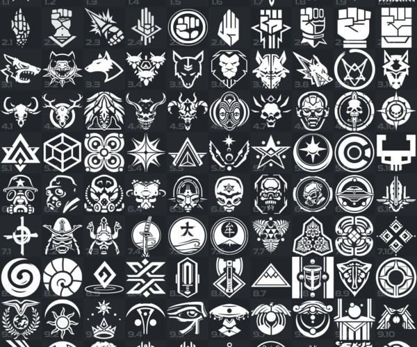 ArtStation - Emblem Pack #01 | Game Assets