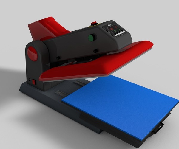 Heat Press T Shirt Machine - - 3D Warehouse