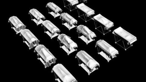 corpse stretcher 3D model