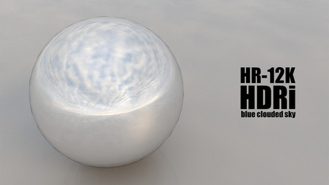 SKYDOME HDR 360° PANORAMA - blue clouded sky