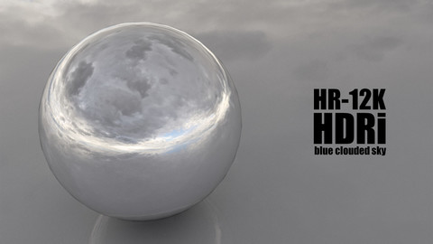 SKYDOME HDR 360° PANORAMA - blue clouded sky