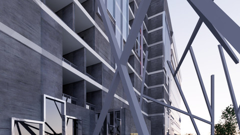 Revit 3 Stars Hotel 2018 3D model