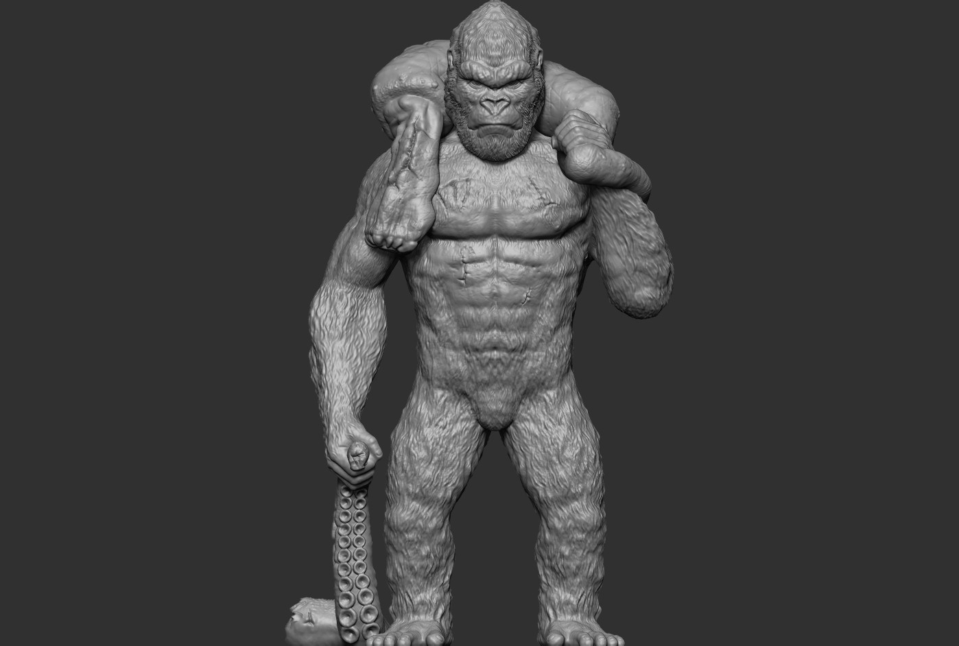 ArtStation 3D printing King Kong concept Resources