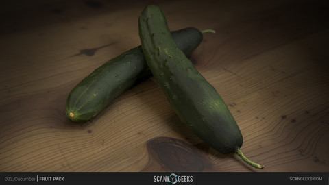 Cucumber - Photogrammetry Asset 3D PhotoScan