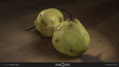Pear - Photogrammetry Asset 3D PhotoScan