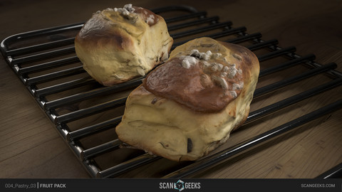 Pastry 03 - Photogrammetry Asset 3D PhotoScan