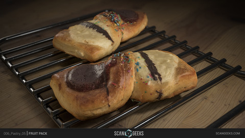 Pastry 05 - Photogrammetry Asset 3D PhotoScan