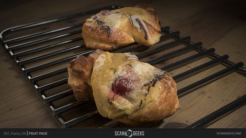 Pastry 06 - Photogrammetry Asset 3D PhotoScan