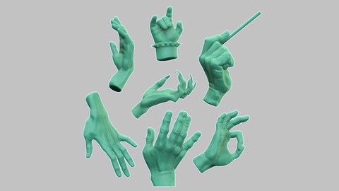 Hand Study FREE project file