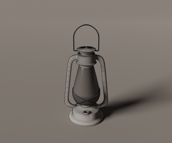 ArtStation Old West Oil Lamp Game Assets