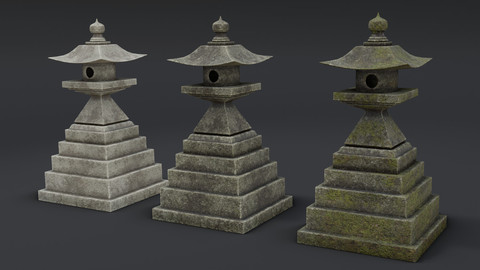 Japanese Stone Lantern 1