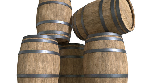 BarrelPBRWooden