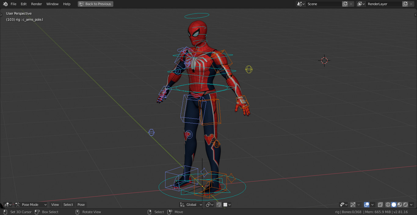 ArtStation Spiderman Custom Suit design 3D character asset Resources