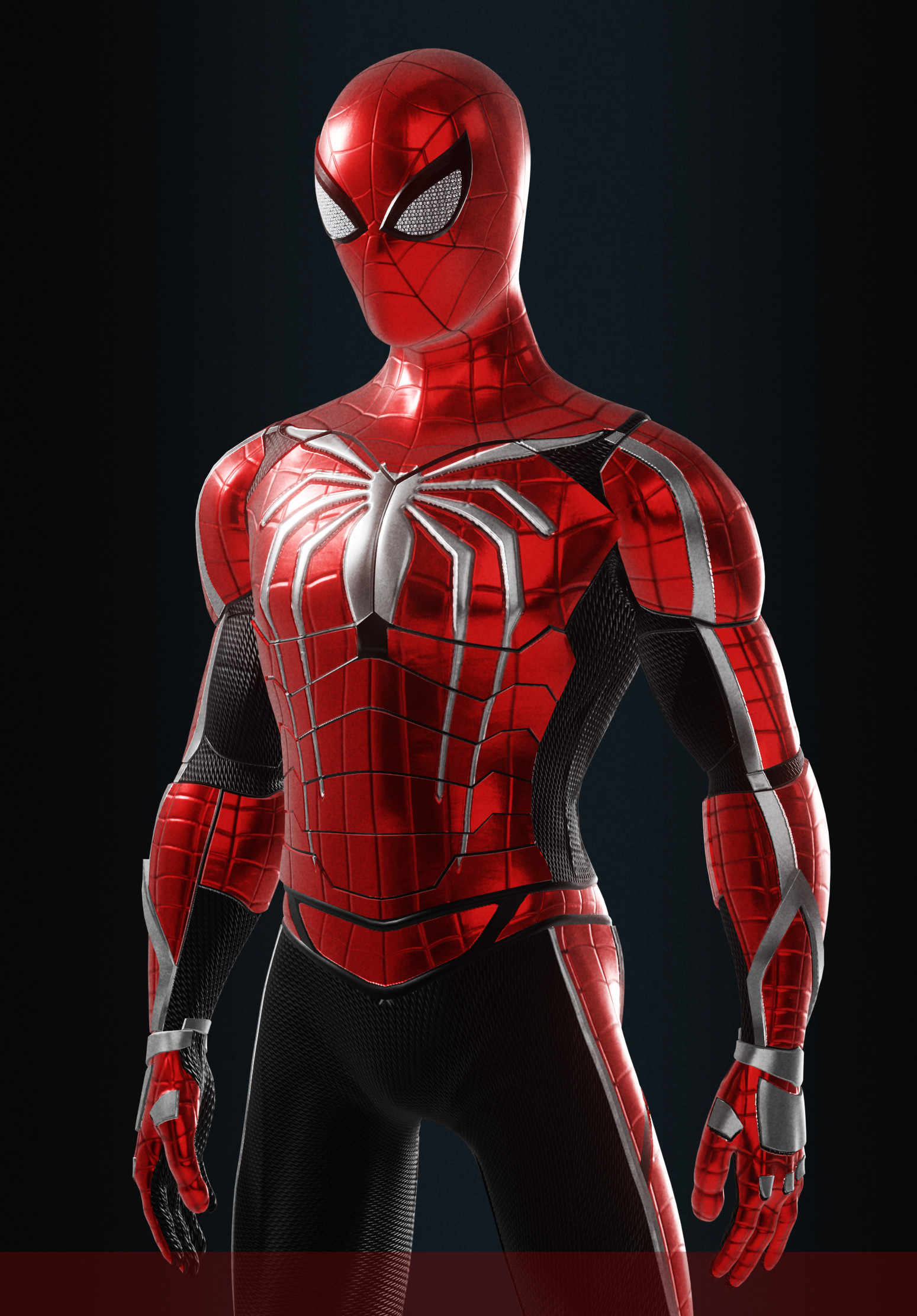 ArtStation - Spiderman Custom Suit design - 3D character asset