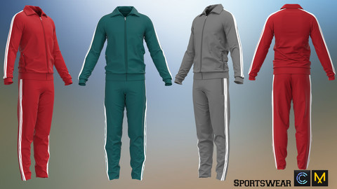 Sportswear, Marvelous designer, Clo3d