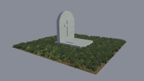 Tomb - Grass - Graveyard - Tumulo Cemiterio