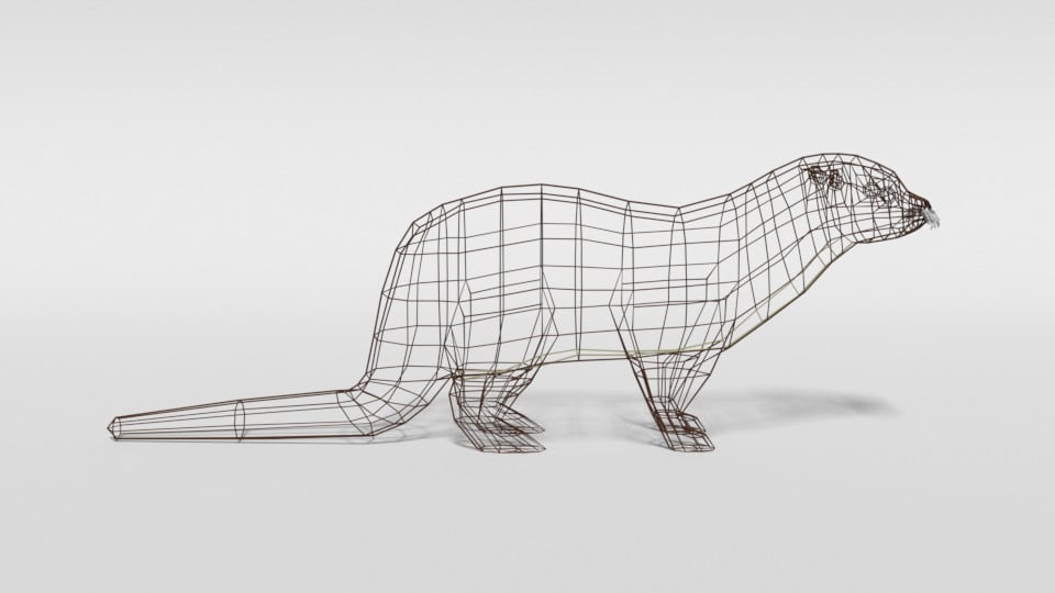 ArtStation - Low Poly Cartoon Otter | Resources