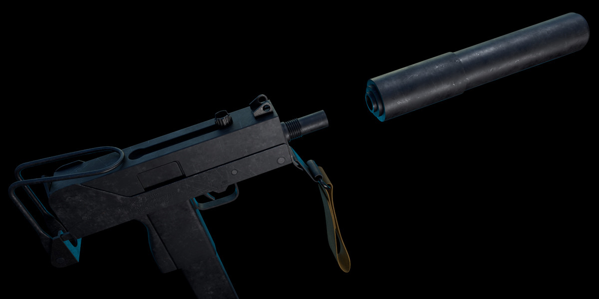 ArtStation - INGRAM M10 SMG | 3D Model | Resources