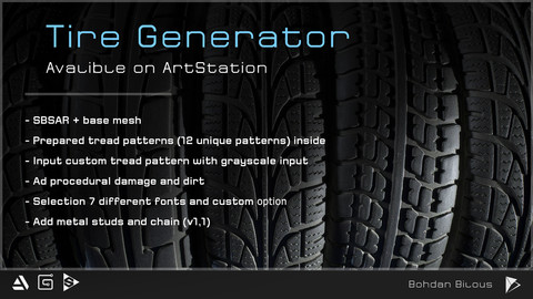 Procedural Tire Generator