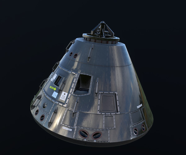 ArtStation - Apollo command and service module - 3D model | Game Assets