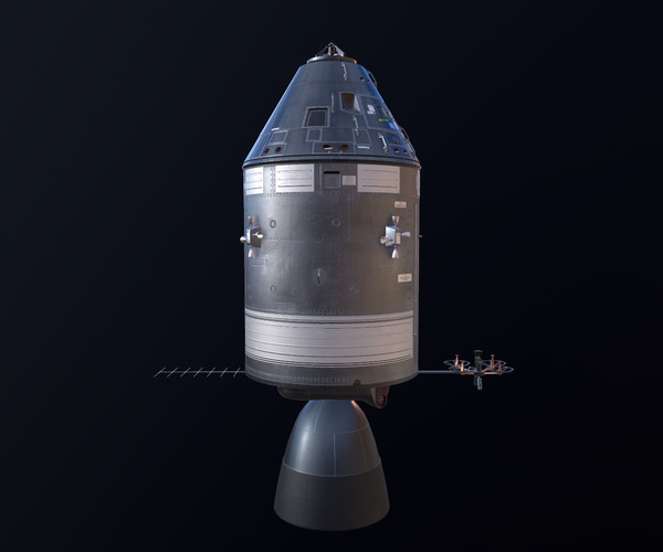 ArtStation - Apollo command and service module - 3D model | Game Assets