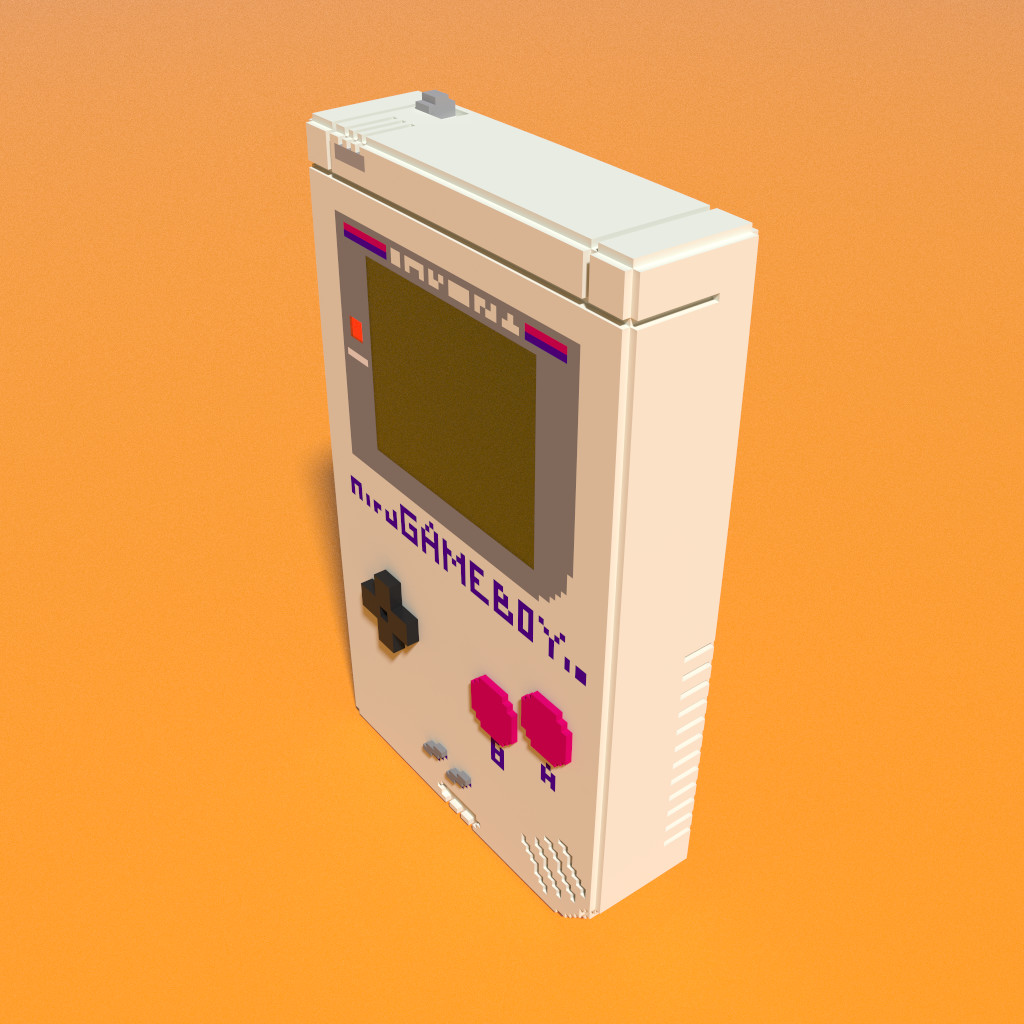 ArtStation - Voxel Nintendo GameBoy Classic | Resources