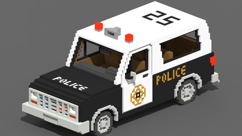 Voxel Police SUV