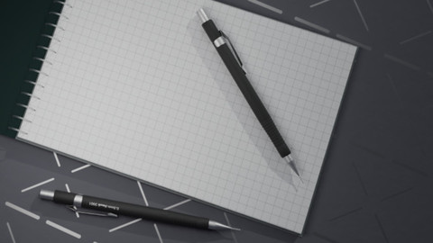 Mechanical pencil & notebook