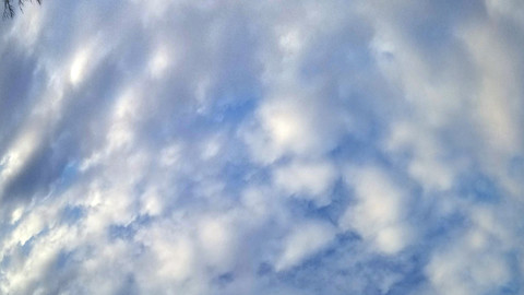 Wintery Popcorn Skies