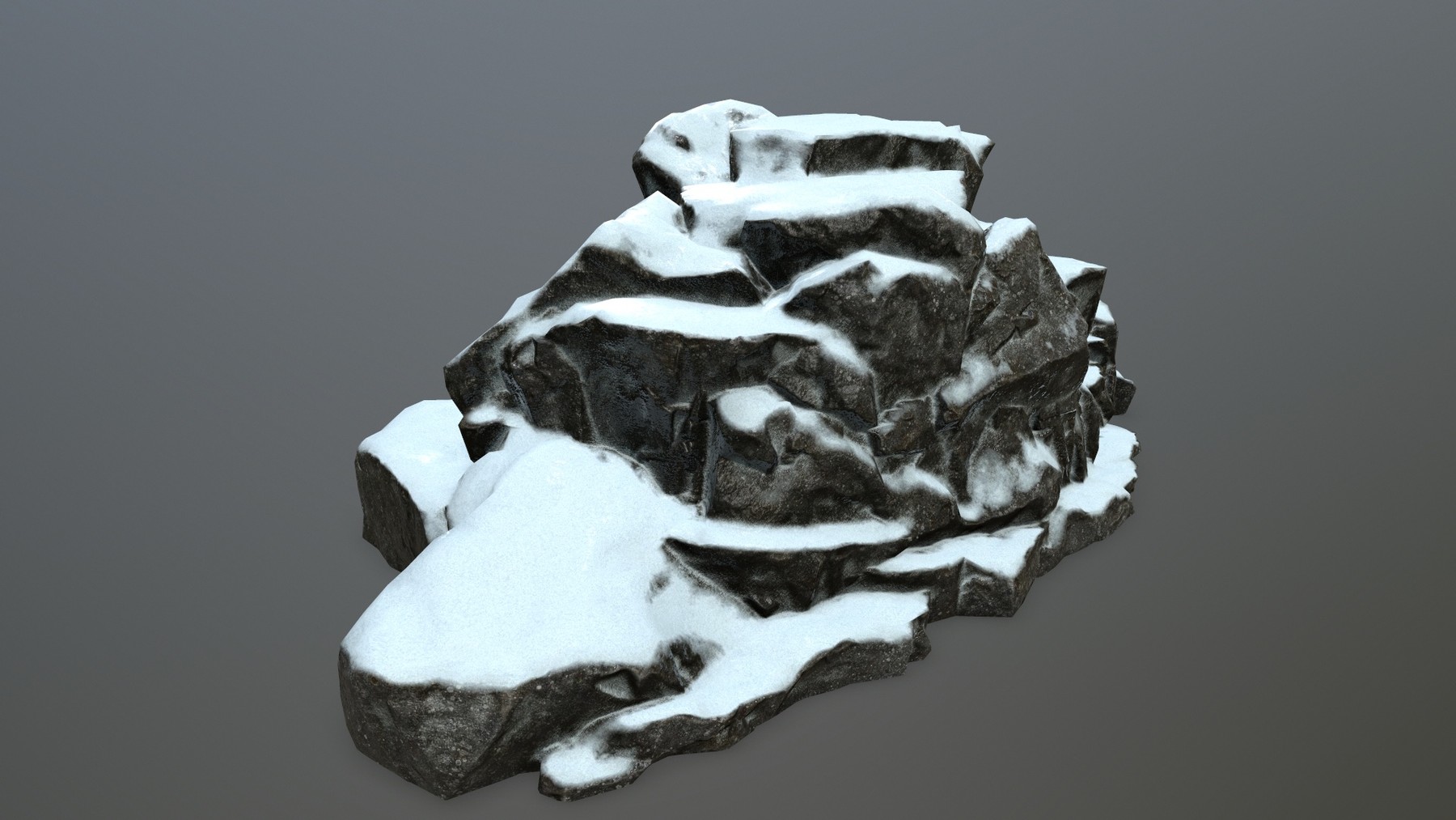 ArtStation - snow rocks | Game Assets