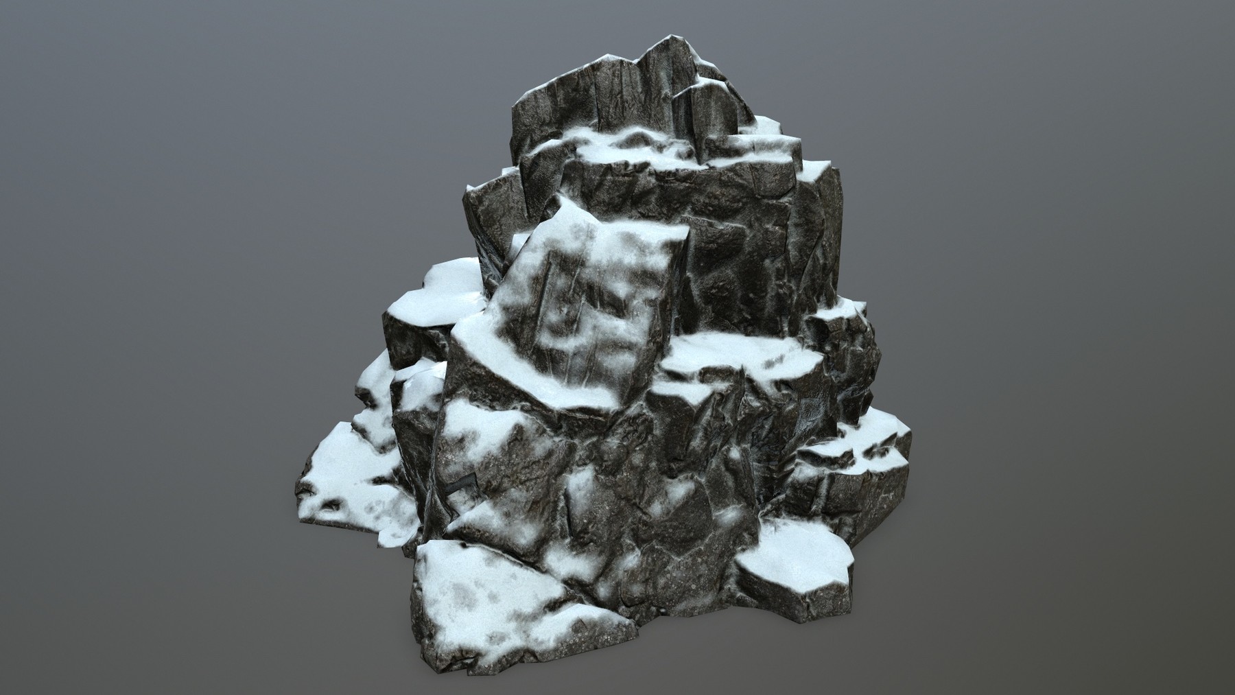 ArtStation - snow rocks | Game Assets
