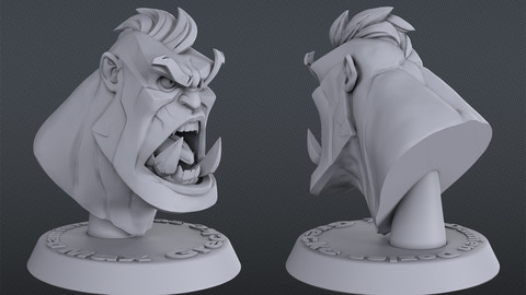 Orc Bust