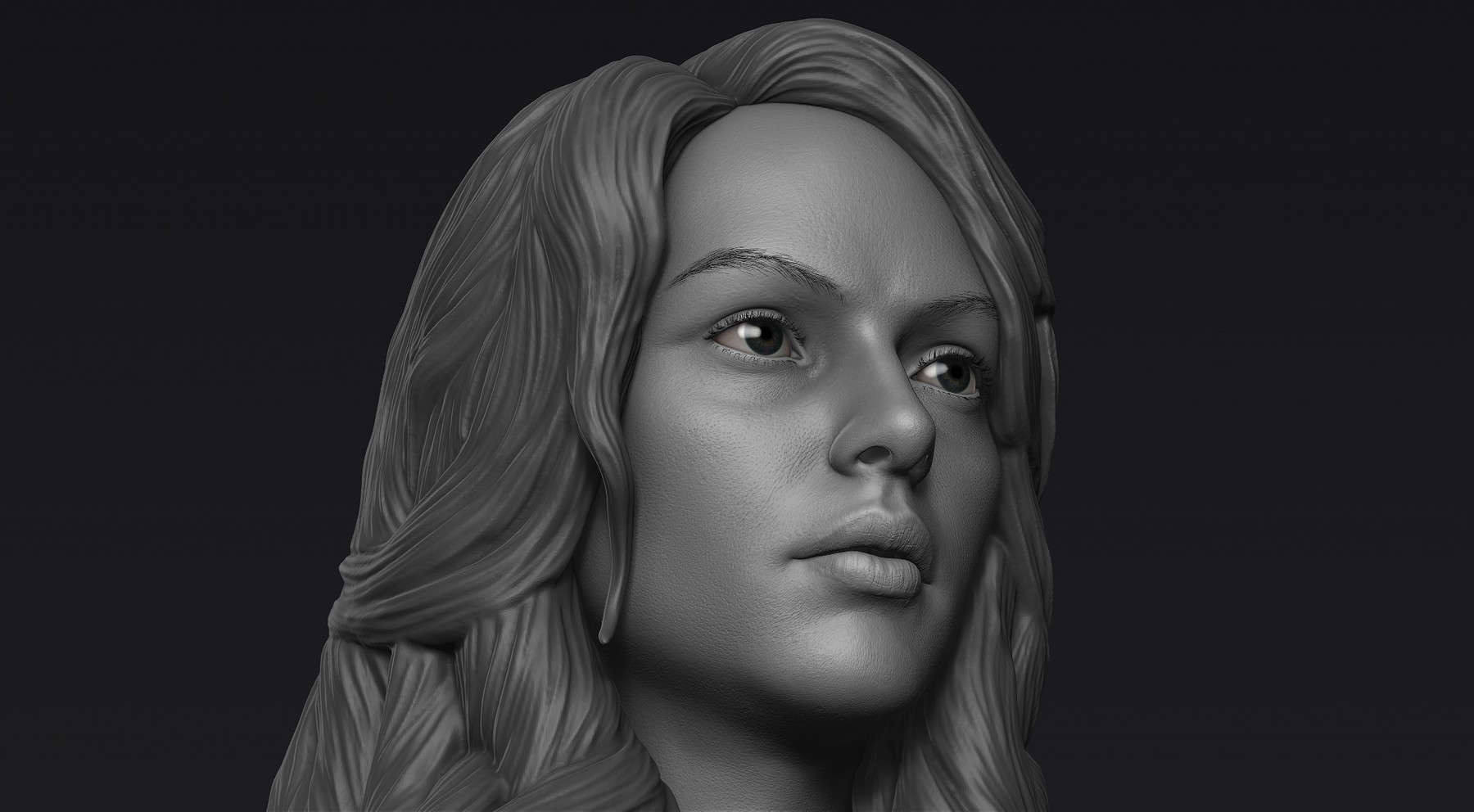 sculpting a realistic female face in zbrush
