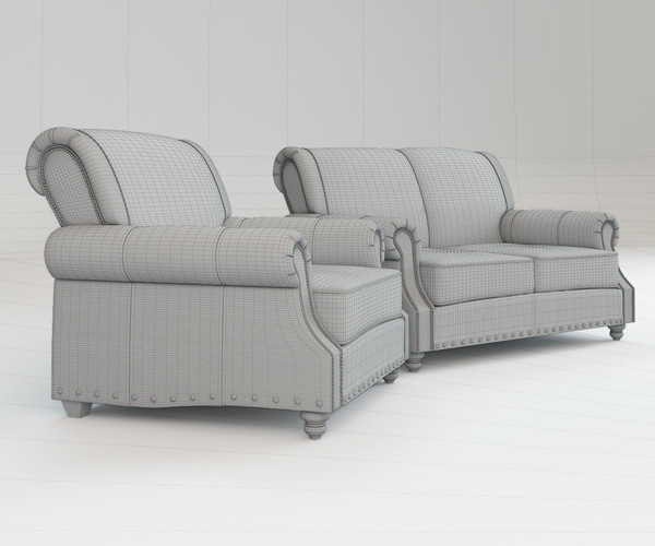 ArtStation Leather sofa and chair Landry Resources