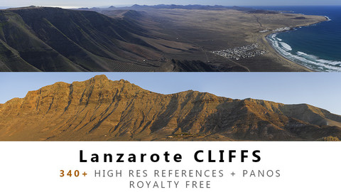 Lanzarote CLIFF Texture PACK