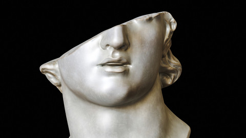 Head of a Youth / Sculpture / 3D model