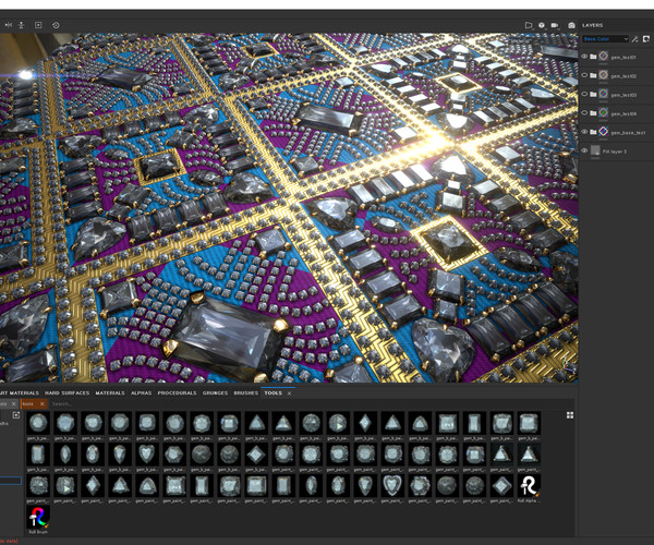 ArtStation gem_paint(substance painter) Resources