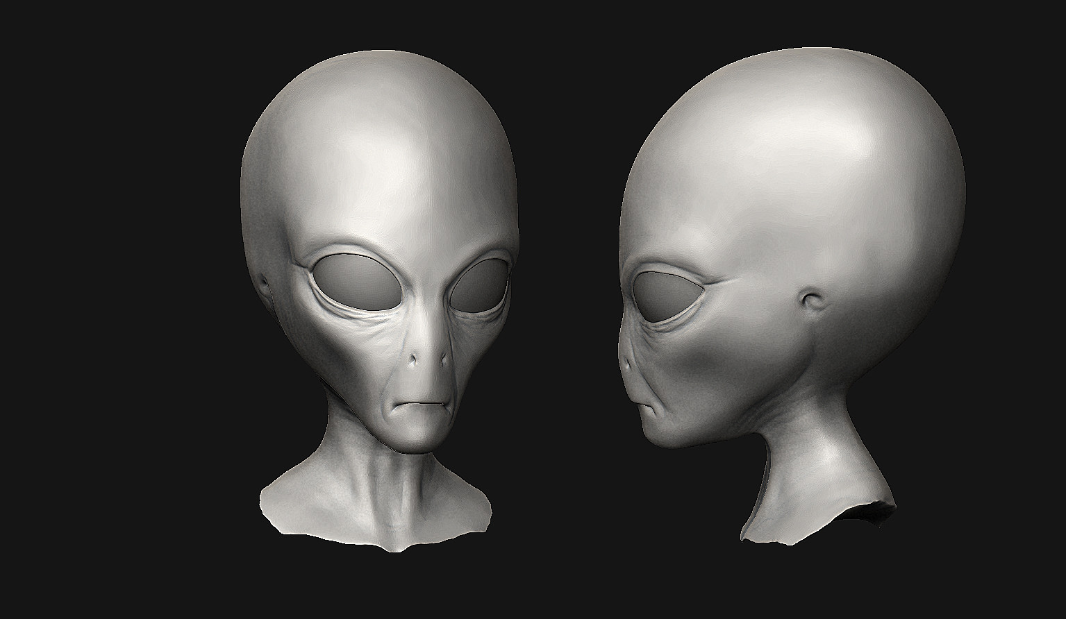 ArtStation - 12 Aliens Heads | Resources