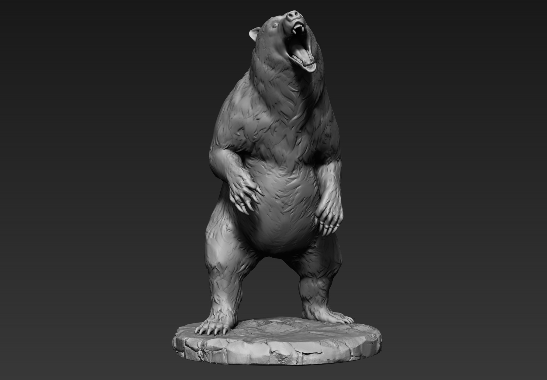 ArtStation - Bear Sculpt in Blender