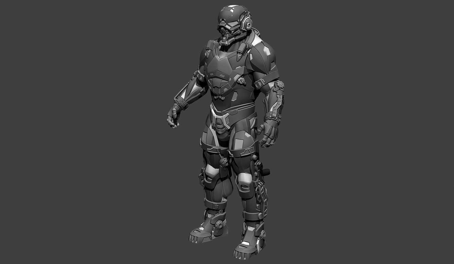 ArtStation - Cyber Soldier Zbrush | Resources
