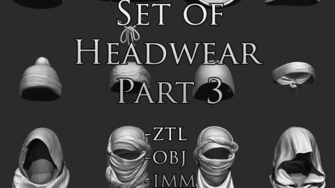 Set of Headwear Part 3