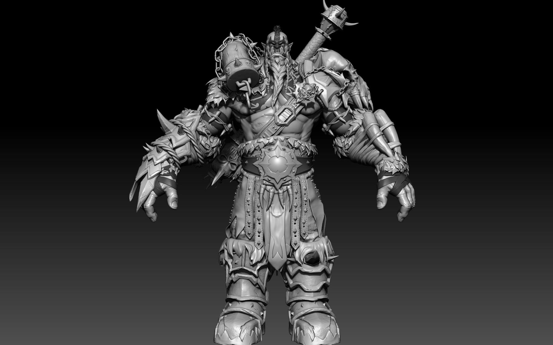 ArtStation - Orc Zbrush | Resources